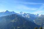19.07.2020: Berner Oberland - Blick von der Schynige Platte auf die Berge (Eiger, Mnch, Jungfrau)