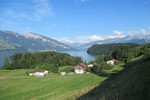 20.07.2020: Berner Oberland - Blick von der Strae Spiez - Einigen auf den Thunersee