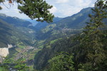 21.07.2020: Berner Oberland - Blick vom Abstieg von der Kleinen Scheidegg nach Wengen auf Lauterbrunnen und Mrren