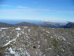 31.12.2008: Mallorca - Blick ber die Gipfel oberhalb des Stausees Cúber aufs Mittelmeer