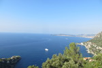 29.07.2018: Côte d'Azur - Blick auf die Kste westlich von Monaco