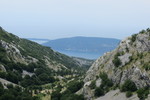 16.07.2019: Orjen - Blick vom Abstieg von der Berghtte "Za Vratlom" auf die Adria