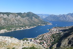 17.07.2019: Bucht von Kotor - Blick von den Bergen ber Kotor