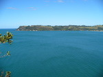 25.02.2006: Coromandel-Halbinsel - Blick vom Shakespear Point ber die Cook Bay