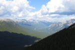 16.07.2017: Banff National Park - Blick vom Sulphur Mountain bei Banff