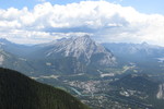 16.07.2017: Banff National Park - Blick vom Sulphur Mountain auf Banff