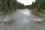 22.07.2017: Jasper National Park - Maligne River kurz nach dem Ausfluss aus dem Maligne Lake