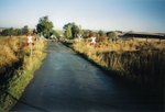 Unbeschrankter Bahnbergang der Strae Gottesgrn - Kahmer