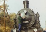 Hundertjähriges Jubiläum der Verbindungsbahn 1979 im Bf Greiz Aubachtal (Aufnahme: Wolfgang Mecir)