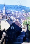 Juli 1963: Blick von der Himmelsleiter zur Stadt