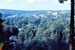 15.08.1967: Blick vom Tempelwald zum Krankenhaus und Brand