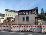 23.09.2024: Abriss im Gange; Blick von der Werdauer Strae