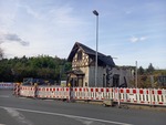 23.09.2024: Abriss im Gange; Blick von der Reichenbacher Strae