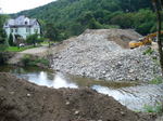 08.07.2007: Die alte Brücke ist verschwunden.