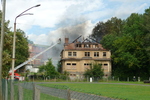 14.08.2011: Gebäude in Flammen