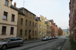 27.11.2014: Häuser auf der linken Seite der Oßwaldstraße