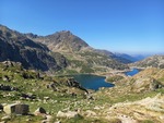 28.07.2026: Blick vom Collada de Juclar auf die Juclar-Seen