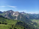 15.07.2024: Kleinwalsertal - Blick von der Kuhgehrenspitze