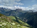 24.07.2024: tztaler Alpen - Blick vom Abstieg zwischen Gaislachsee und Gaislachalm