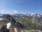 25.07.2024: tztaler Alpen - Blick vom Gaislachkogel in Richtung Westen