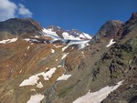 27.07.2024: tztaler Alpen - Blick vom Abstieg vom Wilden Mannle zur Wildspitze