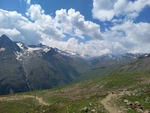 27.07.2024: tztaler Alpen - Blick von der Breslauer Htte ins Rofental