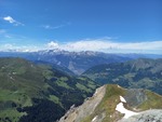 13.06.2026: Arosa - Blick vom Weisshorn in Richtung Nordwesten, im Tal Chur