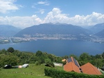 20.06.2026: Langensee (Lago Maggiore) und Umgebung - Blick von der Straße Vira - Indemini auf Locarno
