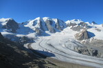 31.08.2020: Oberengadin - Blick auf Piz Pal und Persgletscher