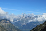 25.07.2020: Walliser Alpen - Blick auf das Bietschhorn
