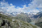 26.07.2020: Berner Oberland - Blick vom Weg Grimselpass - Sidelhorn nach Nordwesten