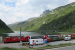 28.07.2020: Obere Surselva - Glacier-Express im Bahnhof Oberalppass