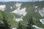 30.07.2020: Rheinschlucht - Blick von der Aussichtsplattform Islabord bei Versam