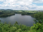 26.06.2016: Vogtland - Blick vom Grobisch auf die Weidatalsperre