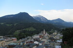 30.07.2021: Berchtesgadener Land - Blick vom Soleleitungsweg ber Berchtesgaden auf Kehlstein, Hohes Brett und Jenner