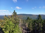 03.10.2025: Fichtelgebirge - Blick vom Weimainfels zum Schneeberg