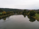 06.10.2019: Mainfranken und Tauberfranken - Blick vom Mainsteg in Wernfeld flussabwrts