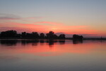 14.08.2022: Abendrot an der Elbe bei Garsedow