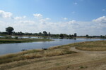 15.08.2022: Mndung der Havel (im Vordergrund) in die Elbe