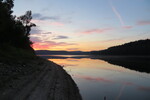 18.08.2013: Erzgebirge - Sonnenaufgang ber der Talsperre Eibenstock