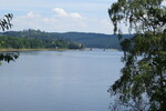 18.07.2014: Thringen (Sonstiges) - Blick auf die Bleilochtalsperre mit der Saalburger Brcke