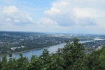 26.07.2023: Rhein - Blick vom Drachenfels flussabwrts