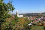 14.10.2018: Vogtland - Blick von der Paulinenhhe auf die Osterburg und Weida