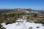 20.04.2019: Bayerischer Wald - Blick vom Kammweg auf den Dreisessel