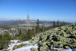 21.04.2019: Bayerischer Wald - Blick vom Lusen zum Groen Rachel