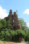 15.08.2020: Pflzerwald - Felsen Braut und Brutigam in Dahn