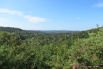 18.08.2020: Pfälzerwald - Blick von den Altschlossfelsen in Richtung Südwesten, nach Frankreich