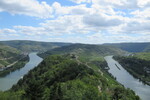 22.08.2020: Mosel - Blick vom Prinzenkopfturm auf die Zeller Moselschleife