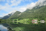 28.07.2021: Berchtesgadener Land - Blick über den Hintersee bei Ramsau