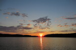 20.08.2021: Mecklenburgische Seenplatte - Sonnenuntergang über dem Petersdorfer See
